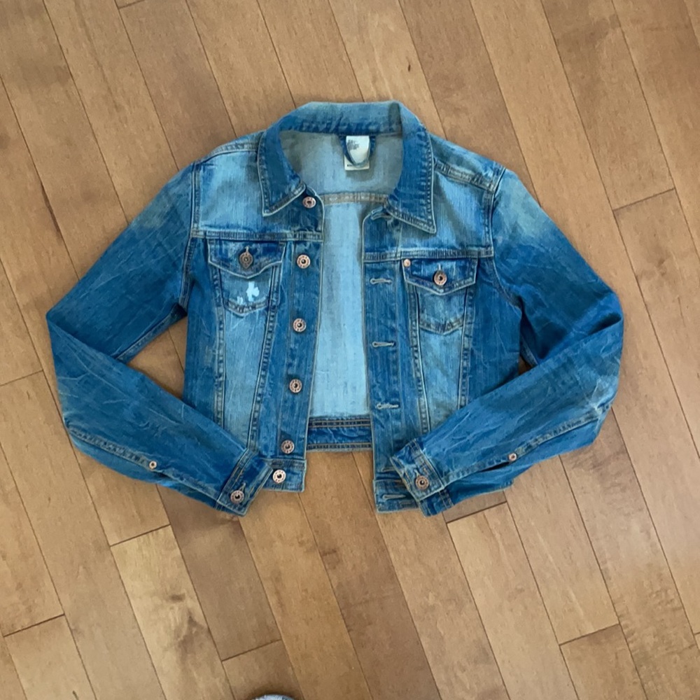 Cropped Jean jacket - Picture 2 of 6